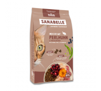 Сухий корм Sanabelle Indoor, для домашніх котів, цесарка із журавлиною..