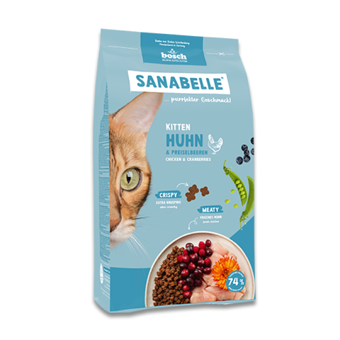 Корм для котів Sanabelle Kitten (курка із журавлиною) 400 г