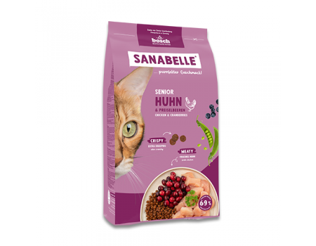 Корм для котів Sanabelle Senior (курка із журавлиною) 400 г