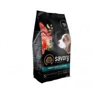 Сухой корм для щенков Savory Puppy rich in Fresh Turkey and Chicken со..