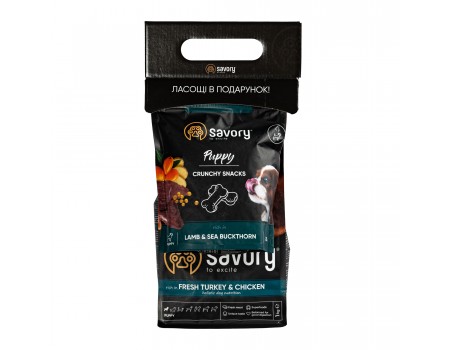 Набір Savory Puppy 1 кг + ласощі
