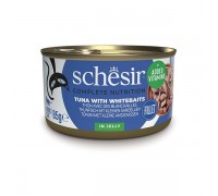 Влажный корм Schesir Tuna Whitebait, натуральные консервы для кошек, т..