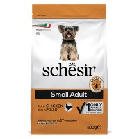 Schesir Dog Small Adult Chicken ШЕЗИР ВЗРОСЛЫЙ МАЛЫХ КУРКА сухой монопротеиновый корм для собак малых пород,  0,8 кг , 