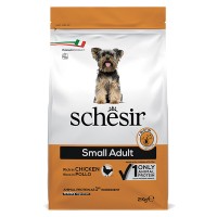 Schesir Dog Small Adult Chicken ШЕЗИР ВЗРОСЛЫЙ МАЛЫХ КУРКА сухой монопротеиновый корм для собак малых пород, 2 кг , 