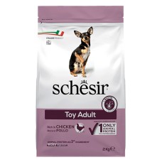 Schesir Dog Toy Adult ШЕЗИР ДОРОСЛИЙ ТІЙ КУРИЦЯ сухий монопротеїновий суперпреміум корм для собак міні порід, 2 кг