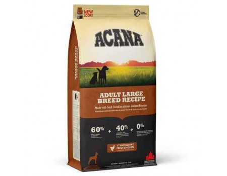 Cухой корм Acana  Adult Large Breed Recipe для взрослых собак крупных пород 17 кг