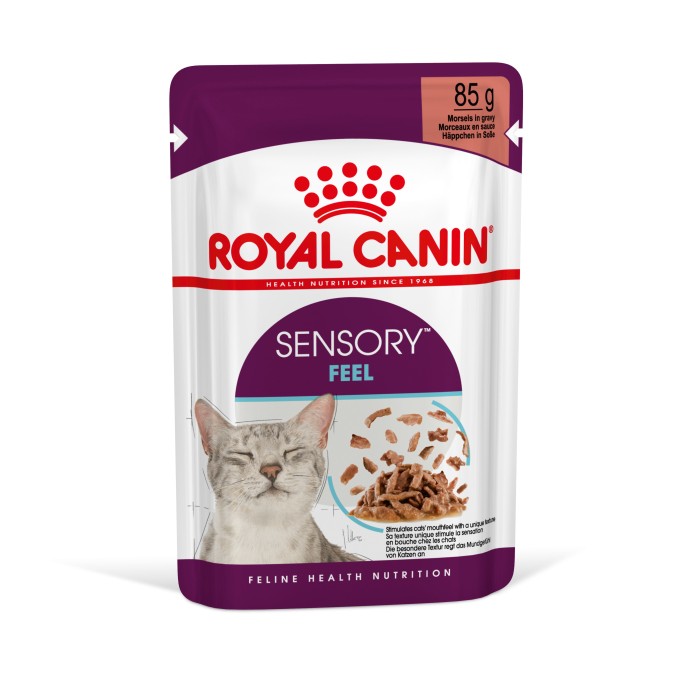 Вологий корм для дорослих котів ROYAL CANIN SENSORY FEEL GRAVY 0.085 кг