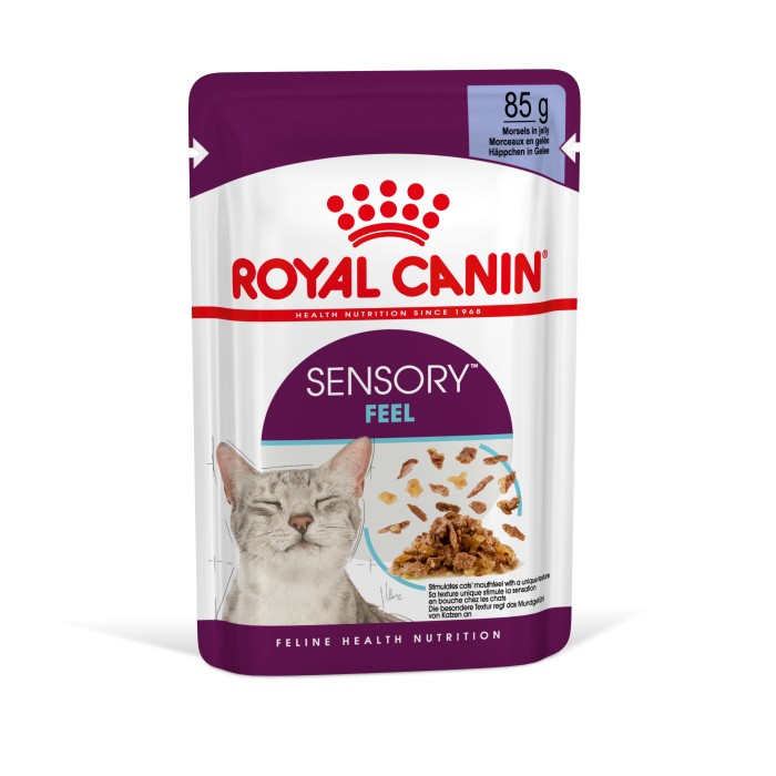 Вологий корм для дорослих котів ROYAL CANIN SENSORY FEEL JELLY 0.085 кг