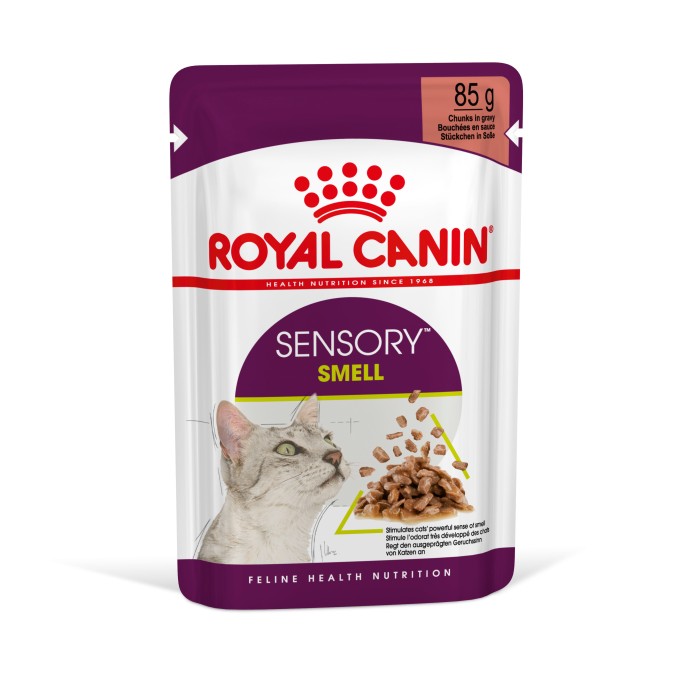 Вологий корм для дорослих котів ROYAL CANIN SENSORY SMELL GRAVY 0.085 кг