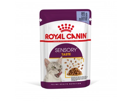 Влажный корм для взрослых кошек ROYAL CANIN SENSORY TASTE JELLY 0.085 кг*