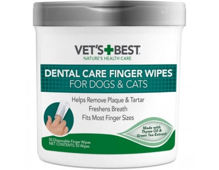 Vet`s Best Clean Teeth Wipes (50 шт)