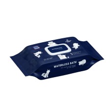 Салфетки влажные Pet Clean PET GROOMING POUCH увлажняющие с легким ароматом цветущей японской вишни 100шт