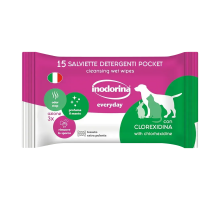 Inodorina Everyday Clorexidina - Влажные салфетки для кошек и собак с ..