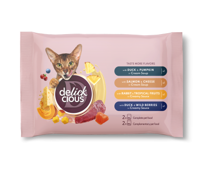 Набір №2 DELICKCIOUS для котів вологий корм, 0,33 кг