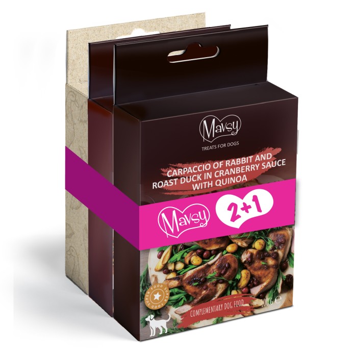 Сет смаколиків №6 для собак Mavsy Refined jerky 2+1