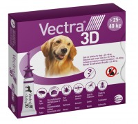  VECTRA 3D (ВЕКТРА 3D) капли от блох и клещей для собак 1 ПИПЕТКА  25...