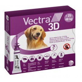  VECTRA 3D (ВЕКТРА 3D) капли от блох и клещей для собак 1 ПИПЕТКА  25...