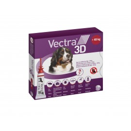 Ceva (Сева) VECTRA 3D (ВЕКТРА 3D) капли от блох и клещей для собак 1 ПИПЕТКА  40.1- 65.0 кг(3х8,0мл)