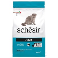 Schesir Cat Adult Fish ШЕЗИР ДОРОСЛИЙ РИБА сухий монопротеїновий корм для котів, 0,4 кг
