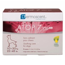 Dermoscent (Дермосент) ATOP 7 spot-on Заспокійливе краплі при атопії та алергії шкіри собак вагою 10-20 кг