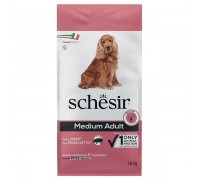 Schesir Dog Medium Adult Ham ШЕЗИР ВЗРОСЛЫЙ СРЕДНИХ ВЕТЧИНА сухой корм..