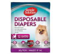 Гігієнічні підгузки для тварин SIMPLE SOLUTION Disposable Diapers XS, ..