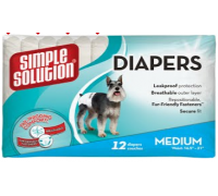 SIMPLE SOLUTION Disposable Diapers Medium  гигиенические подгузники дл..
