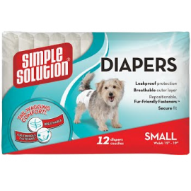 SIMPLE SOLUTION Disposable Diapers Small гігієнічні підгузки для твари..