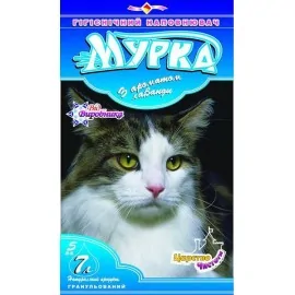 Гігієнічний наповнювач "МУРКА", що комкується середній (1,5-2,5 мм), 5..