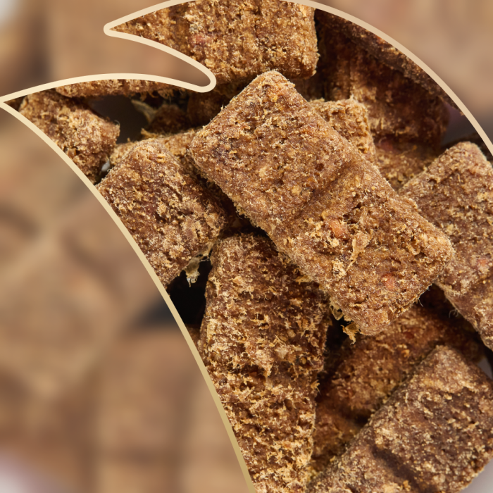 Сушені снекиDELICKCIOUS – з яловичиною і гарбузом для собак, 0,08 кг