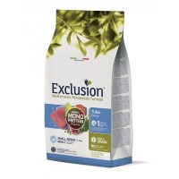 Сухой корм Exclusion Adult Tuna Small Breed для взрослых собак мелких пород, с тунцем, 2 кг
