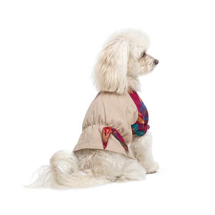 Рубашка Pet Fashion Соломия, для собак, девочка, бежевая, XS