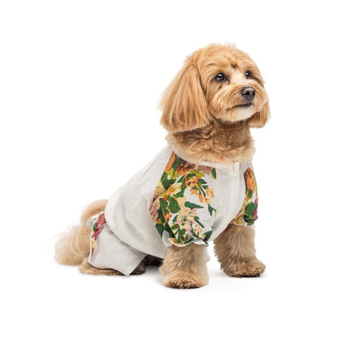 Рубашка Pet Fashion Соломия, для собак, девочка, белая, XS