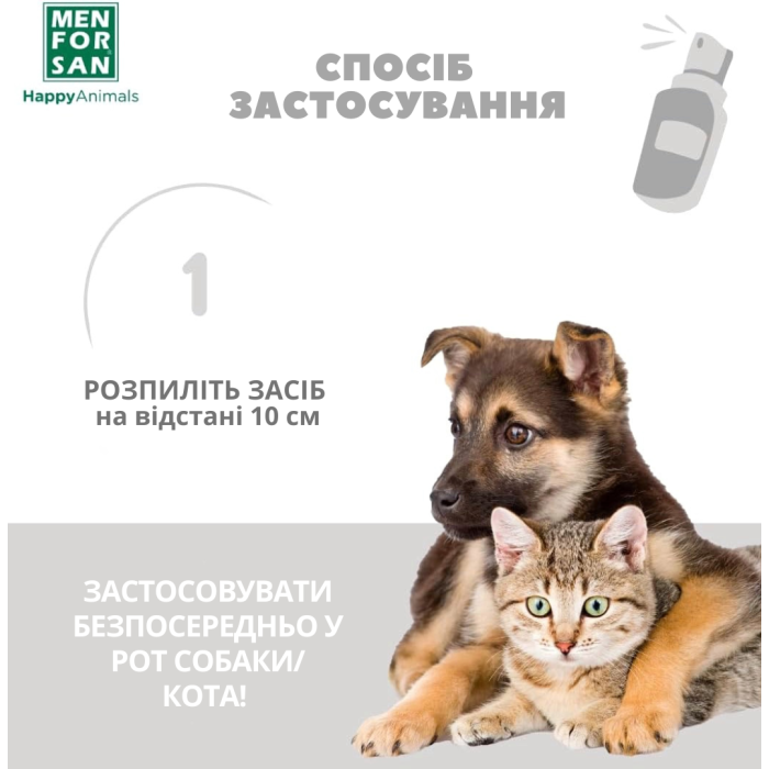 Menforsan Спрей для ротової порожнини для собак та котів, 125мл