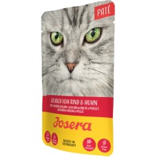 Josera Paté Gulasch vom Rind & Huhn — вологий корм для дорослих котів усіх порід, паштет (яловичина, курка) 85 г