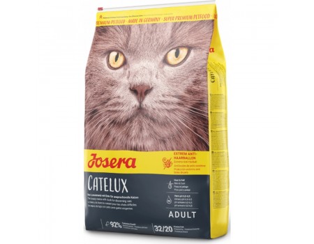 Josera Catelux - корм Йозера Кетлюкс  для взрослых котов со склонностью к образованию комков шерсти 10 кг