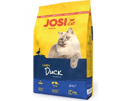 JosiCat Crispy Duck - сухой корм для взрослых кошек, утка,  10 кг