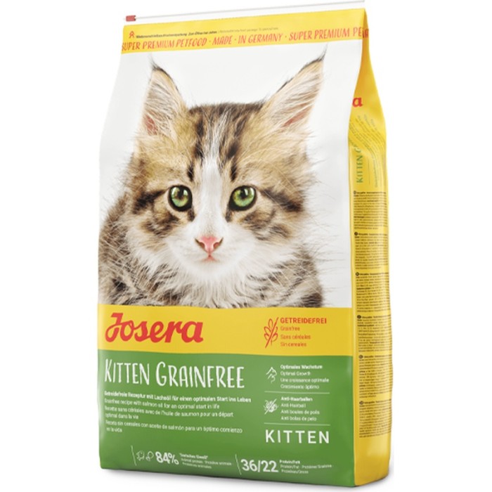 JOSERA Kitten grainfree - корм Йозера для котят с мясом домашней птицы и картофелем, кошек в период беременности, 10 кг