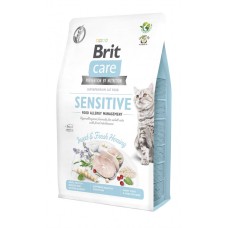 Сухой корм для кошек с пищевой непереносимостью Brit Care Cat GF Insect с насекомыми и рыбой 2 кг