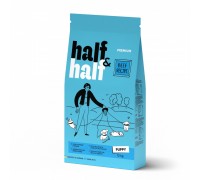Корм сухой HalfHalf для щенков всех пород с говядиной 12 кг..