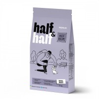Корм сухой HalfHalf для взрослых собак маленьких пород с говядиной 12 кг