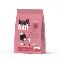 Корм сухой HalfHalf для котят с говядиной 0,3 кг