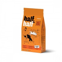 Корм сухой HalfHalf для стерилизованных кошек с говядиной 2 кг