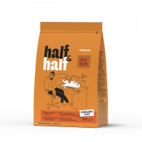 Корм сухой HalfHalf для стерилизованных кошек с говядиной 300 г