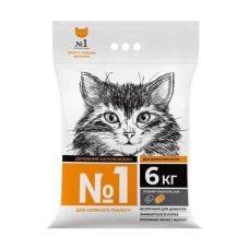 Древесный наполнитель Super Cat №1, впитывающий, 5+1 кг