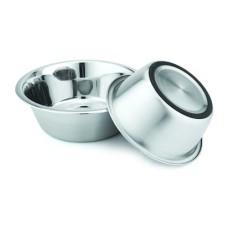 Миска Swastik Industries металева для собак з гумовим кільцем, 840мл