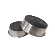 Миска Swastik Industries металева для собак з гумовою основою 11 см, 200 мл