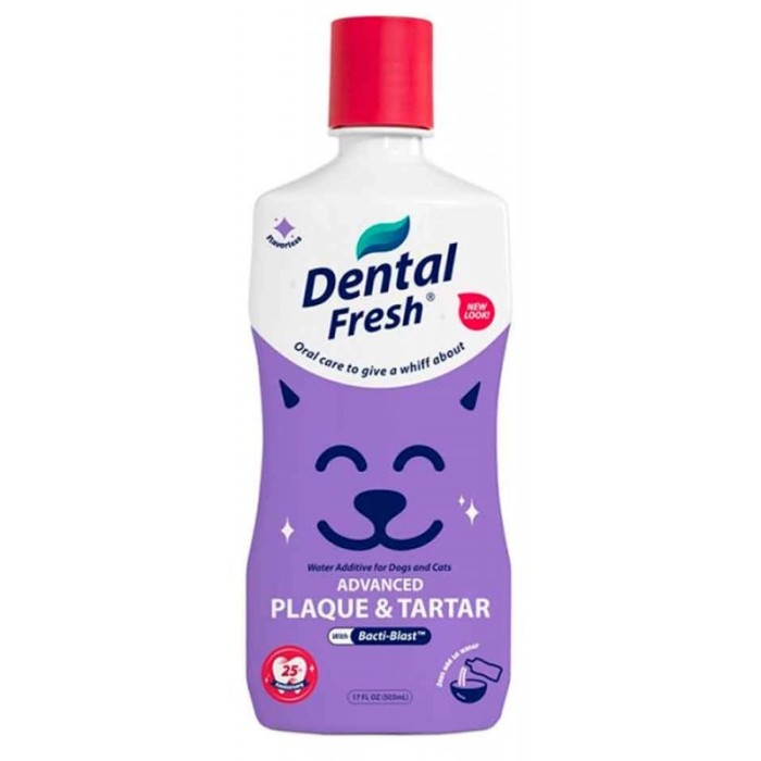 SynergyLabs СВІЖІСТЬ ЗУБІВ ЕДВАНСЕД (DentalFreshAdvan) рідина для зубів собак, 503 мл