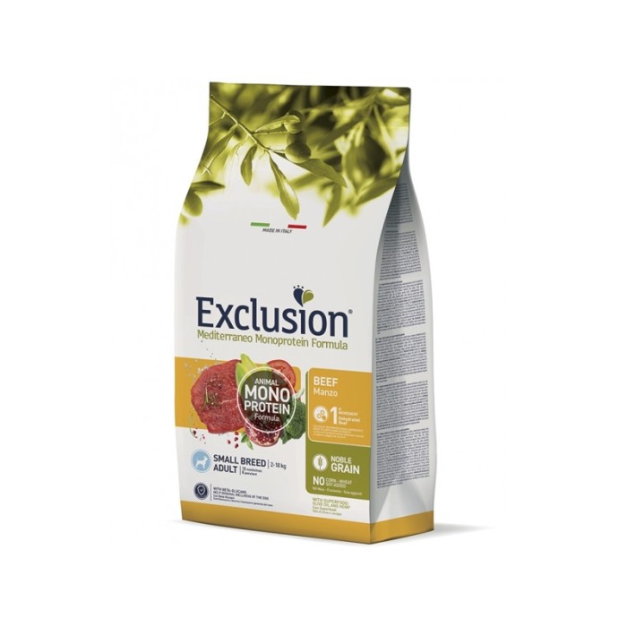 Сухий корм Exclusion Adult Beef Small Breed для дорослих собак малих порід, з яловичиною, 7 кг