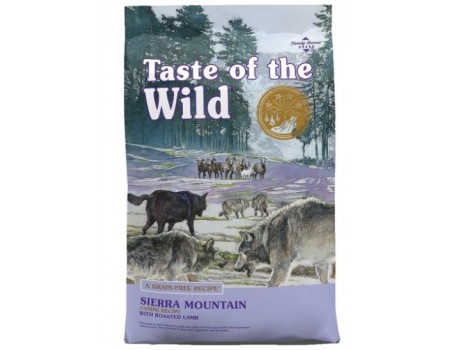 Taste of the Wild Sierra Mountain Canine Formula корм для собак с запеченным мясом ягненка, 12,2 кг